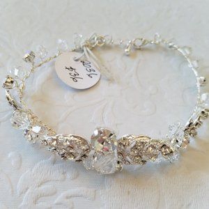 Cubic Zirconia and beaded bracelet